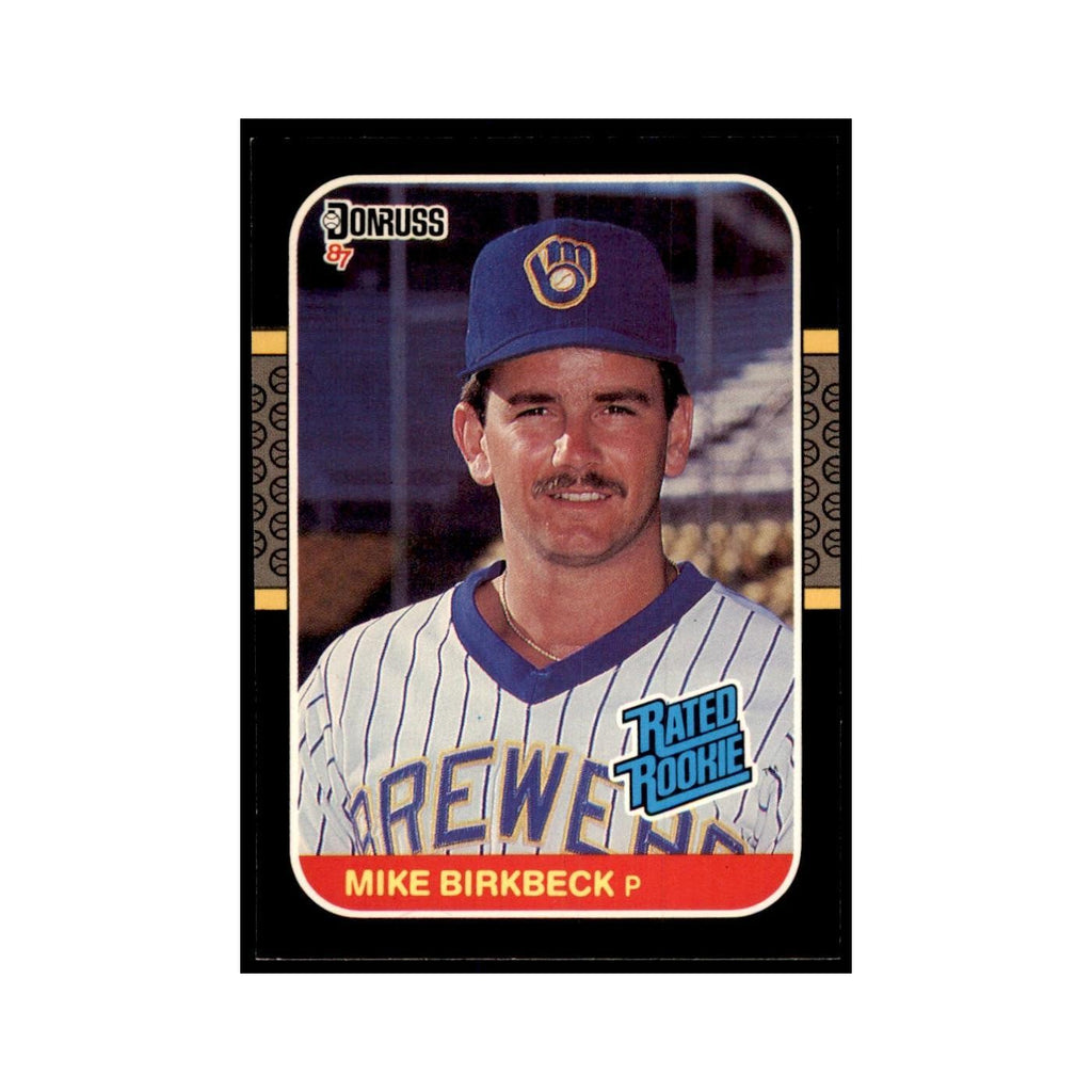 1987 Donruss Mike Birkbeck RC Baseball Cards #33