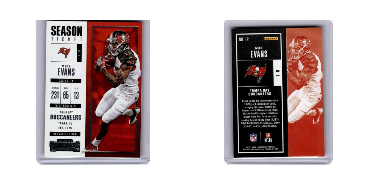 Mike Evans 2017 Panini Contenders #12 Tampa Bay Buccaneers Football Card NM