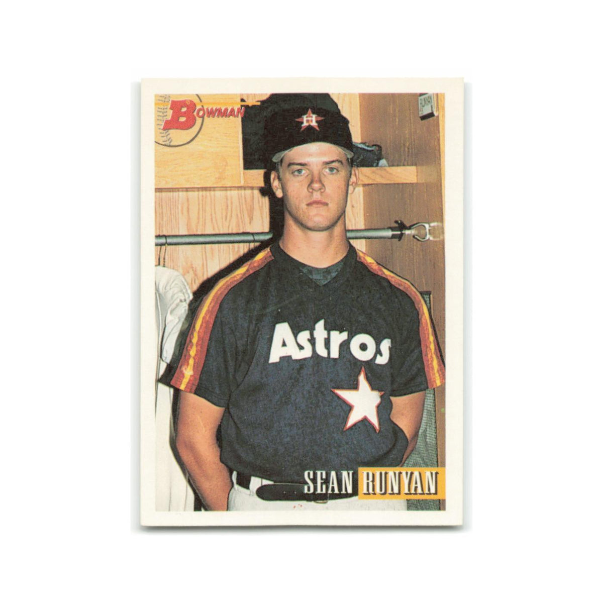 Sean Runyan Rookie 1993 Bowman #616 Houston Astros Baseball Card NM