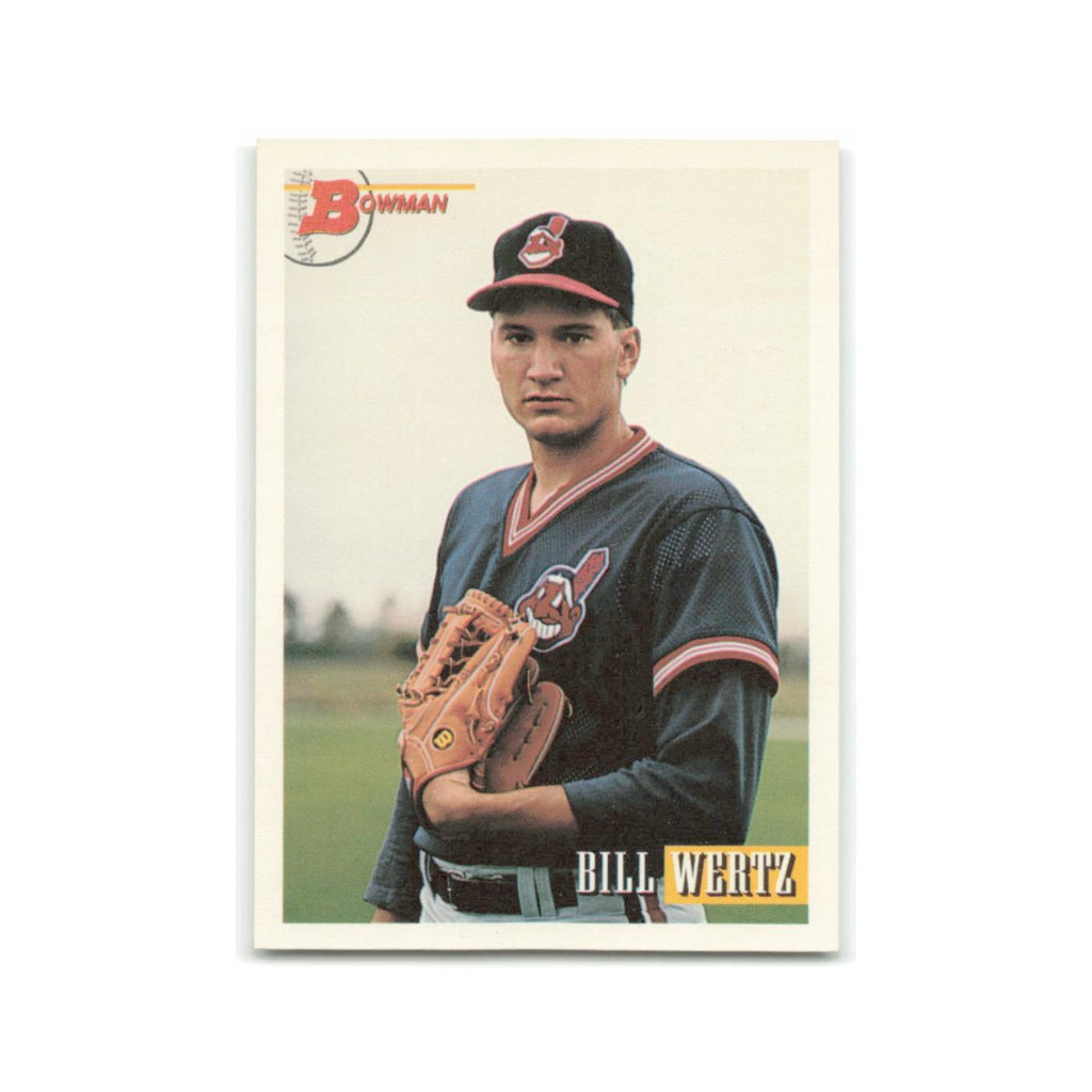 Bill Wertz Rookie 1993 Bowman #529 Cleveland Indians Baseball Card NM