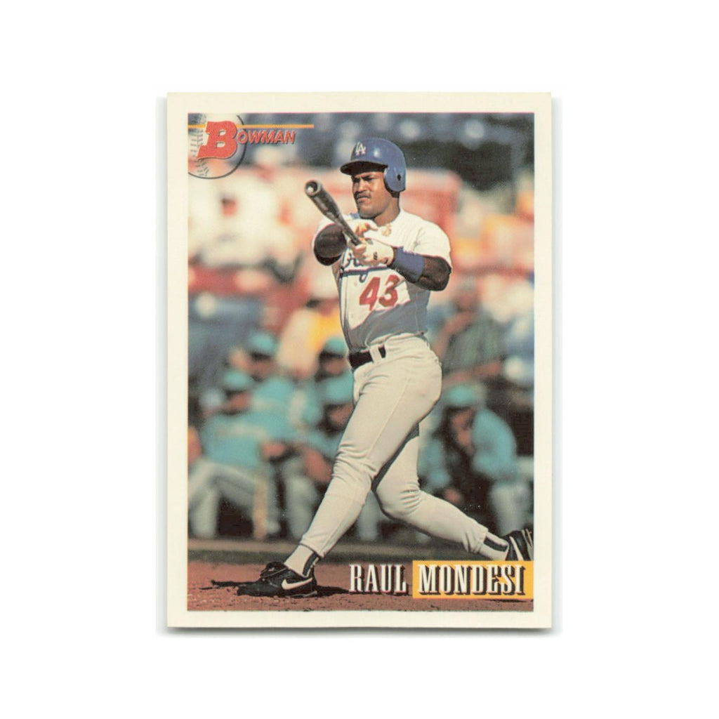 Raul Mondesi 1993 Bowman #618 Los Angeles Dodgers Baseball Card NM