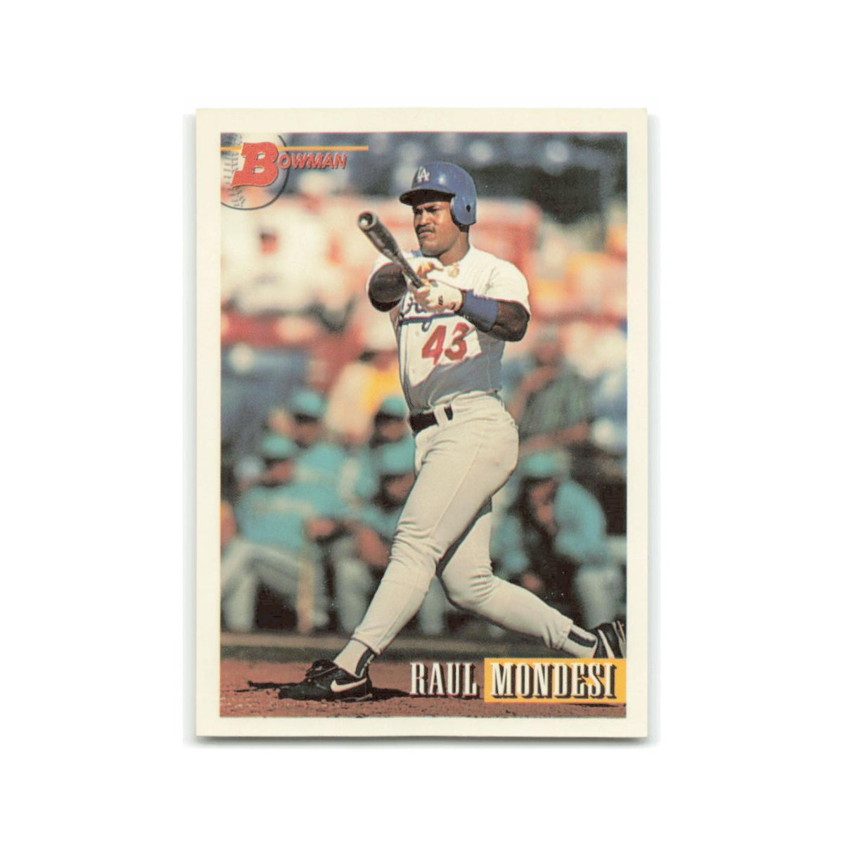 Raul Mondesi 1993 Bowman #618 Los Angeles Dodgers Baseball Card NM