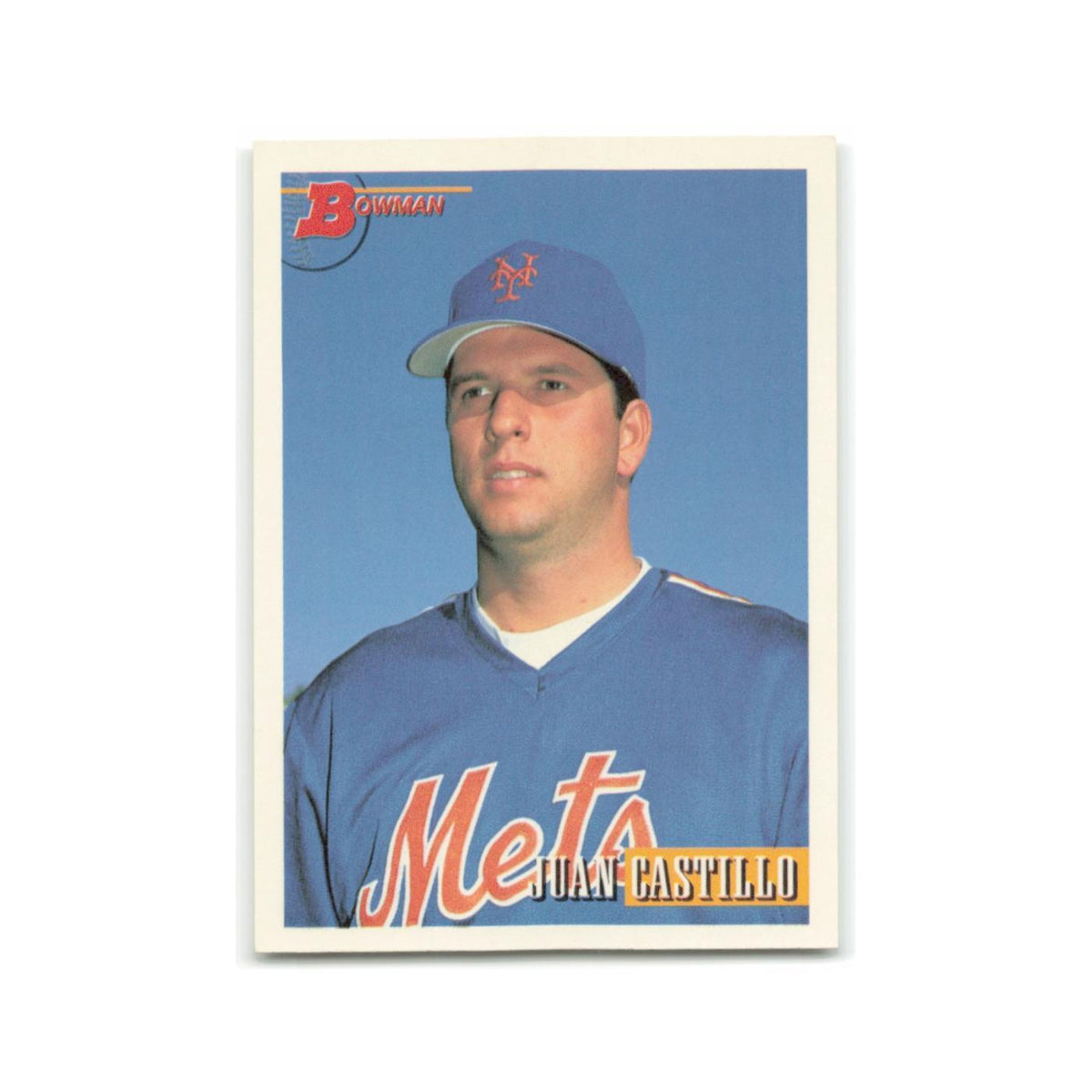 Juan Castillo Rookie 1993 Bowman #538 New York Mets Baseball Card NM