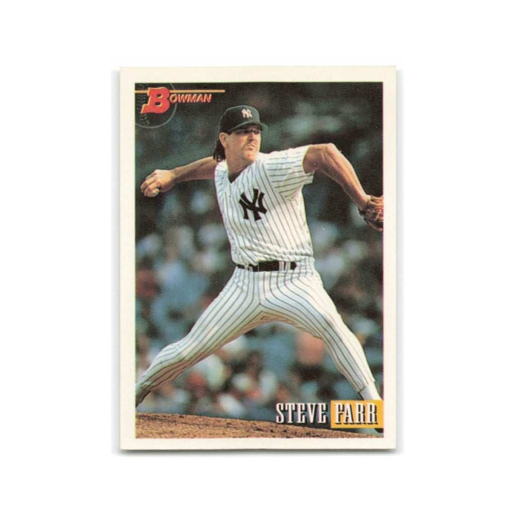 Steve Farr 1993 Bowman #539 New York Yankees Baseball Card NM