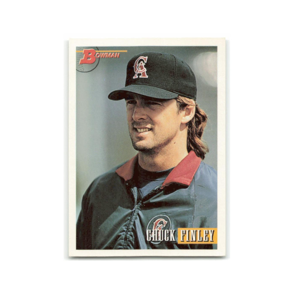 Chuck Finley 1993 Bowman #385 California Angels Baseball Card NM