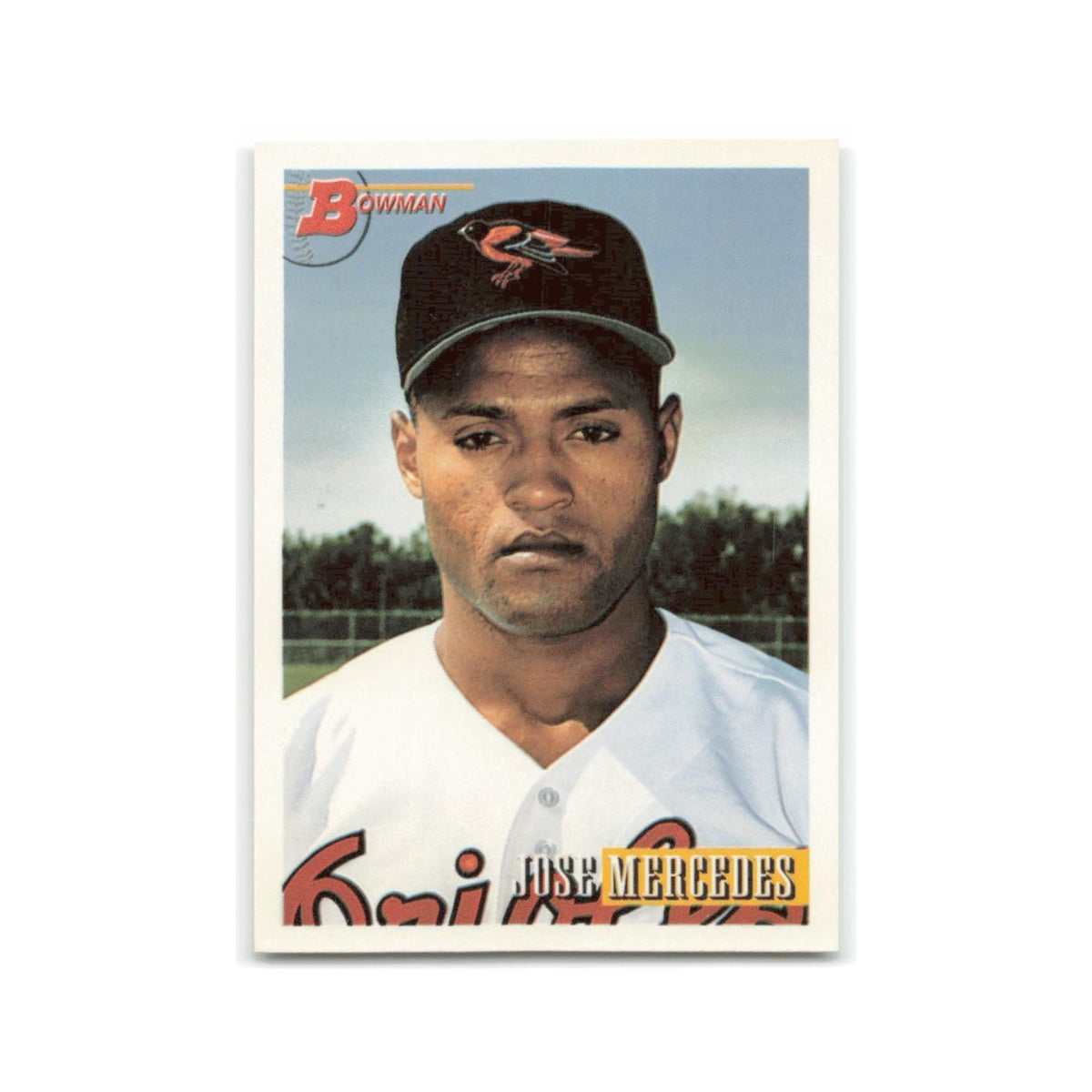 Jose Mercedes Rookie 1993 Bowman #309 Baltimore Orioles Baseball Card NM