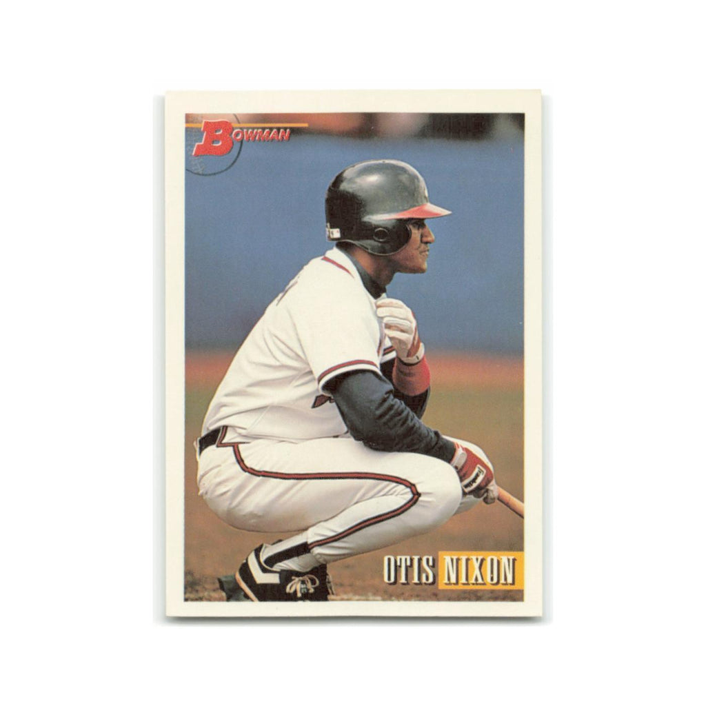 Otis Nixon 1993 Bowman #310 Atlanta Braves Baseball Card NM