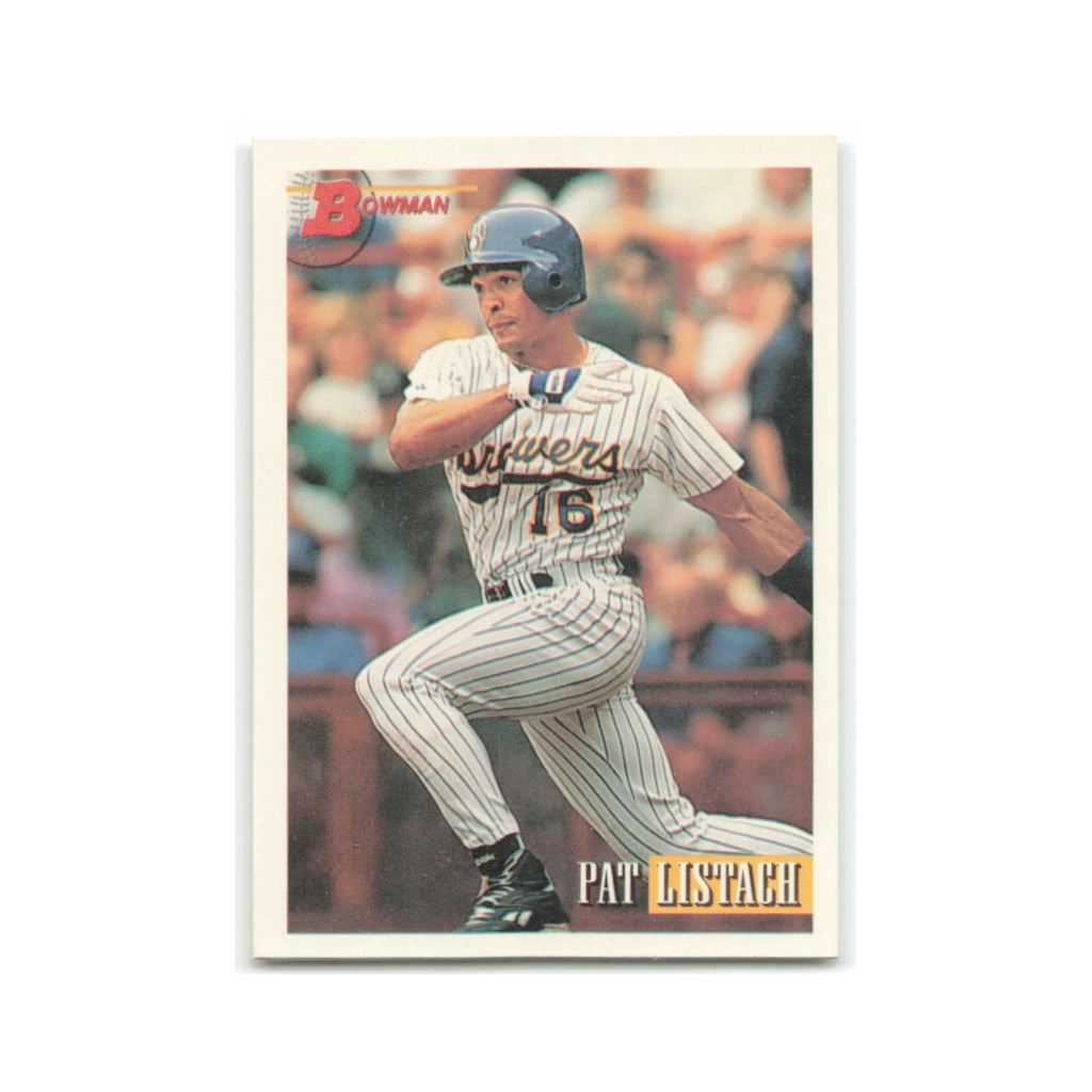 Pat Listach 1993 Bowman #396 Milwaukee Brewers Baseball Card NM