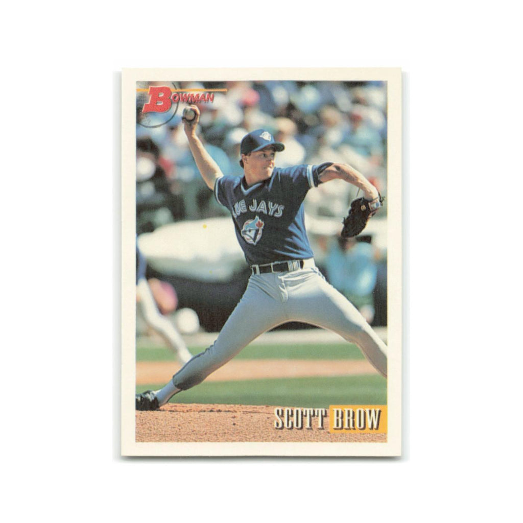 Scott Brow Rookie 1993 Bowman #435 Toronto Blue Jays Baseball Card NM