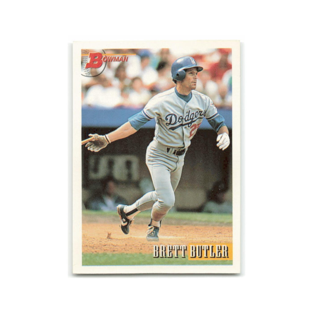 Brett Butler 1993 Bowman #422 Los Angeles Dodgers Baseball Card NM