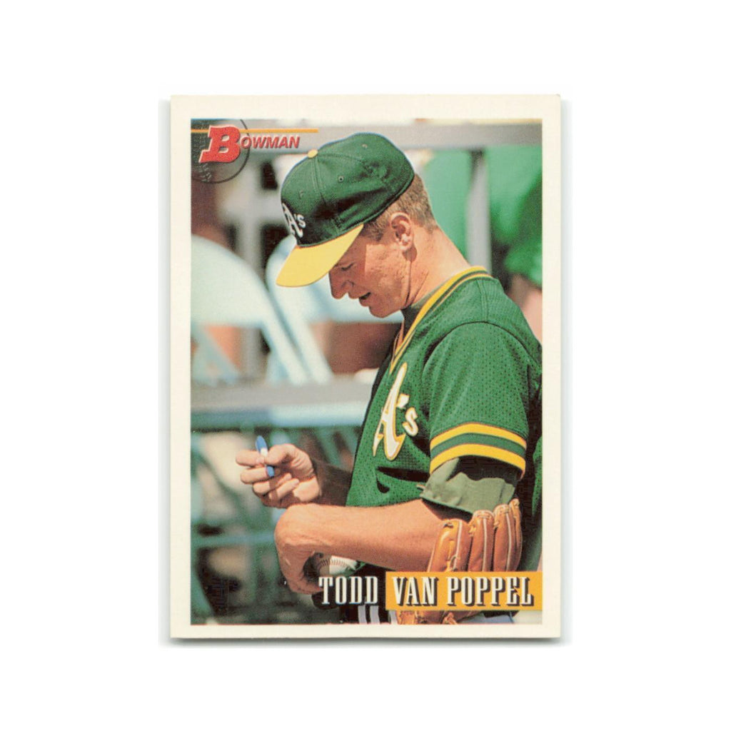 Todd Van Poppel 1993 Bowman #681 Oakland Athletics Baseball Card NM