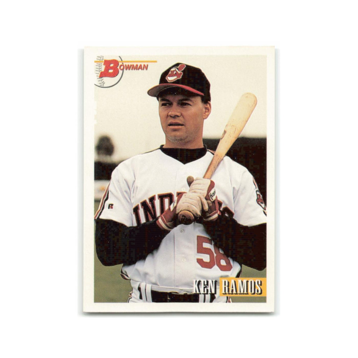 Ken Ramos Rookie 1993 Bowman #473 Cleveland Indians Baseball Card NM