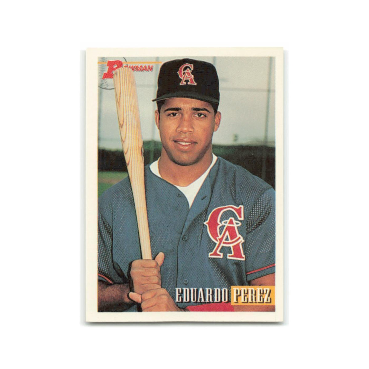 Eduardo Perez 1993 Bowman #441 California Angels Baseball Card NM