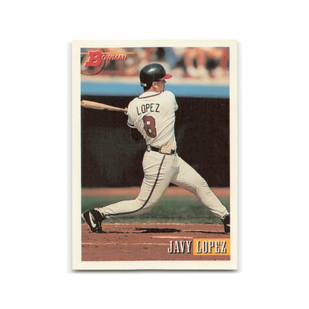Javy Lopez 1993 Bowman #466 Atlanta Braves Baseball Card NM