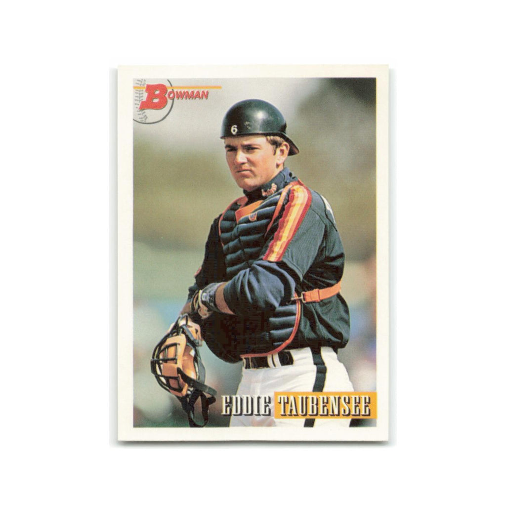Eddie Taubensee 1993 Bowman #476 Houston Astros Baseball Card NM