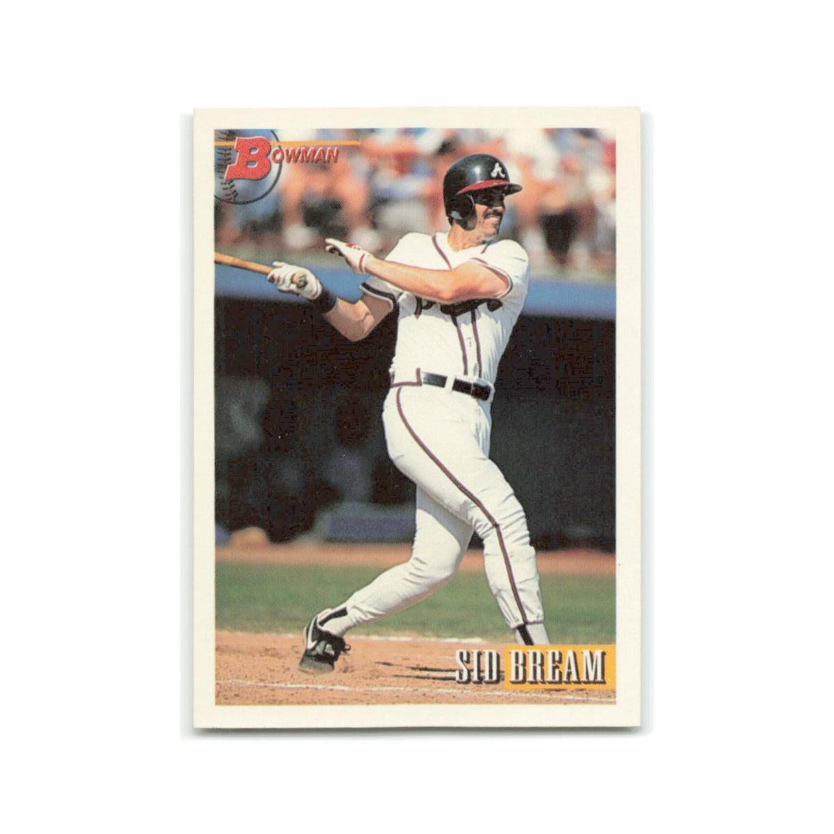 Sid Bream 1993 Bowman #689 Atlanta Braves Baseball Card NM