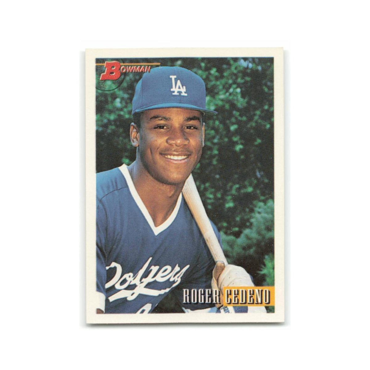 Roger Cedeno Rookie 1993 Bowman #534 Los Angeles Dodgers Baseball Card NM