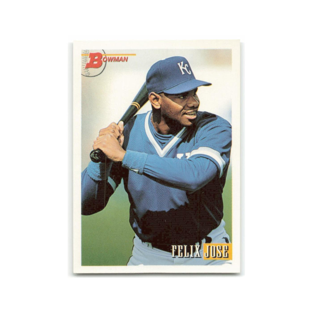 Felix Jose 1993 Bowman #393 Kansas City Royals Baseball Card NM
