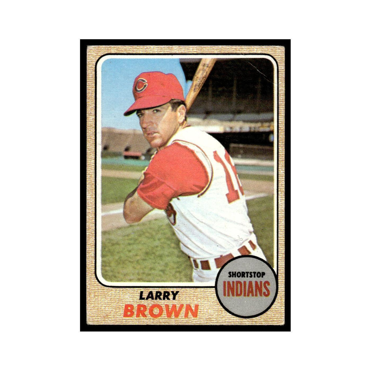 1968 Topps (Damaged) Larry Brown Indians #197