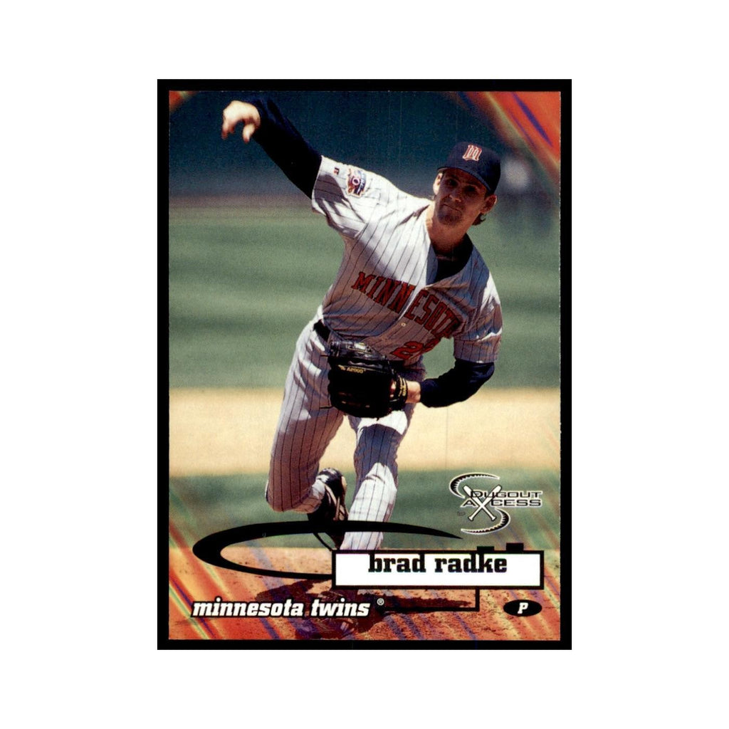 1998 SkyBox Dugout Axcess Brad Radke Baseball Cards #72