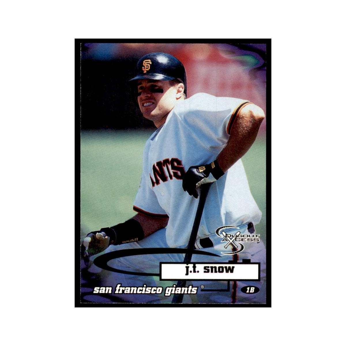 1998 SkyBox Dugout Axcess J.T. Snow Baseball Cards #47