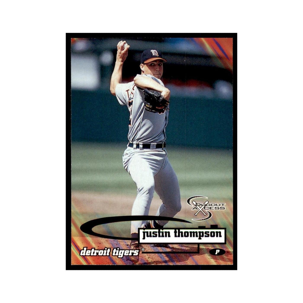 1998 SkyBox Dugout Axcess Justin Thompson Baseball Cards #66