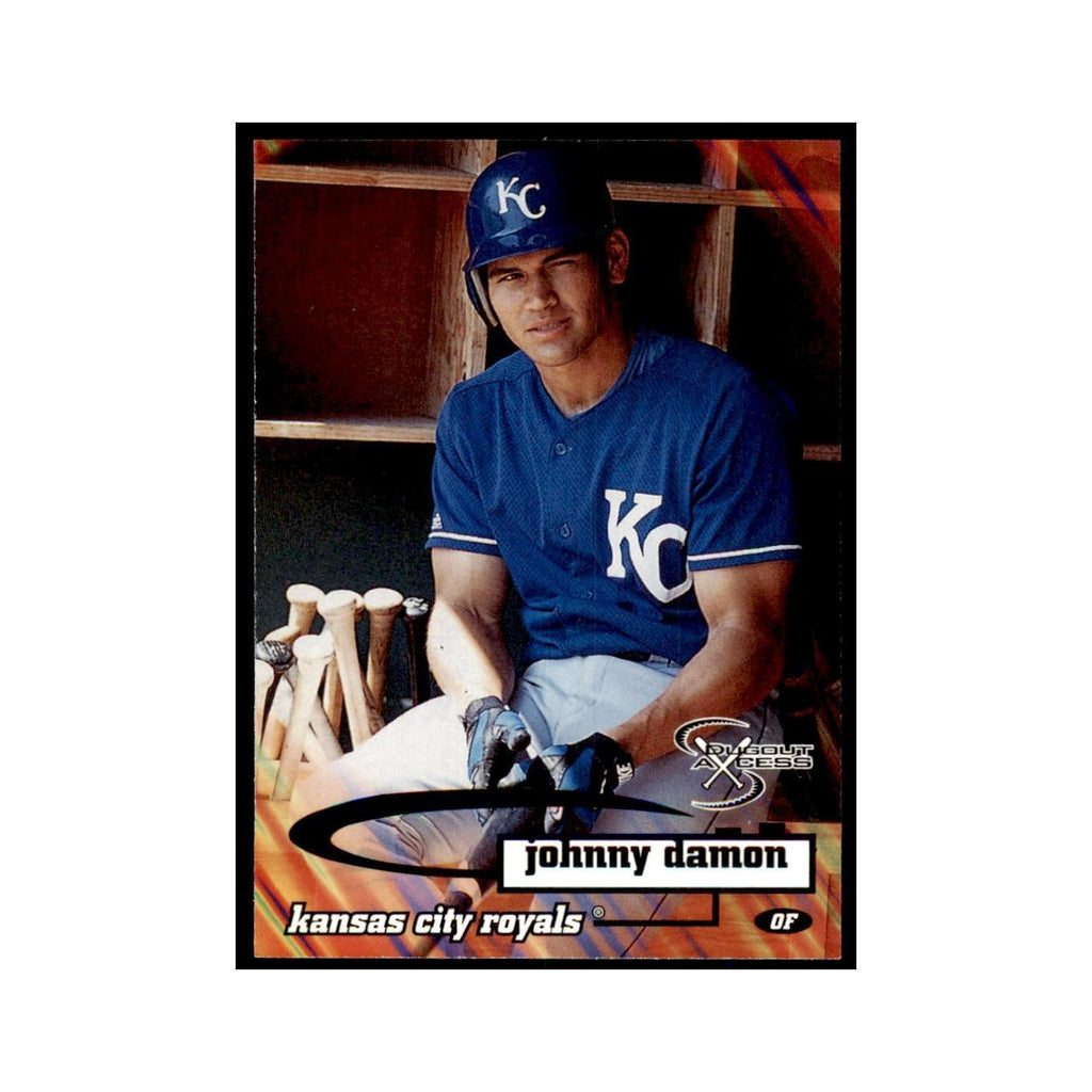 1998 SkyBox Dugout Axcess Johnny Damon Baseball Cards #69