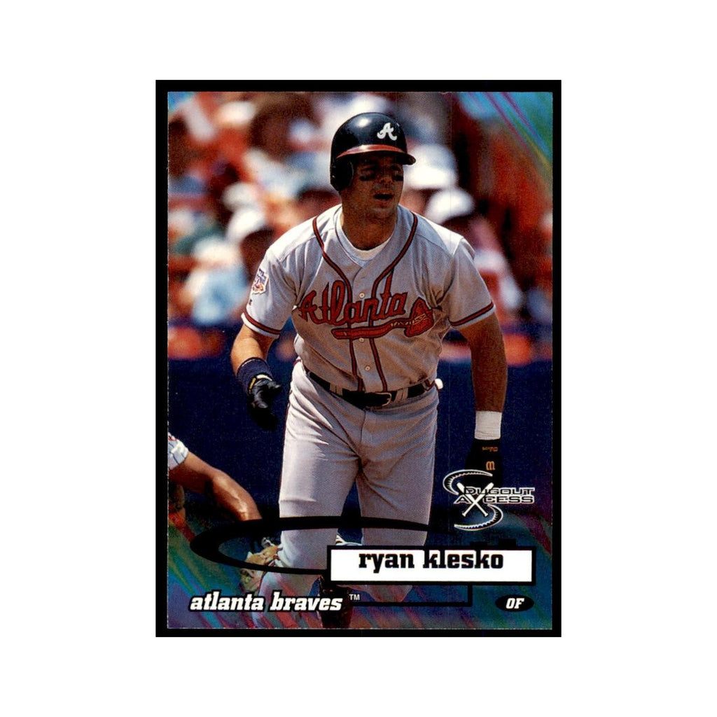 1998 SkyBox Dugout Axcess Ryan Klesko Baseball Cards #5