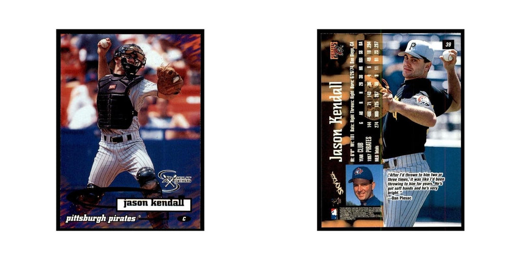 1998 SkyBox Dugout Axcess Jason Kendall Baseball Cards #39