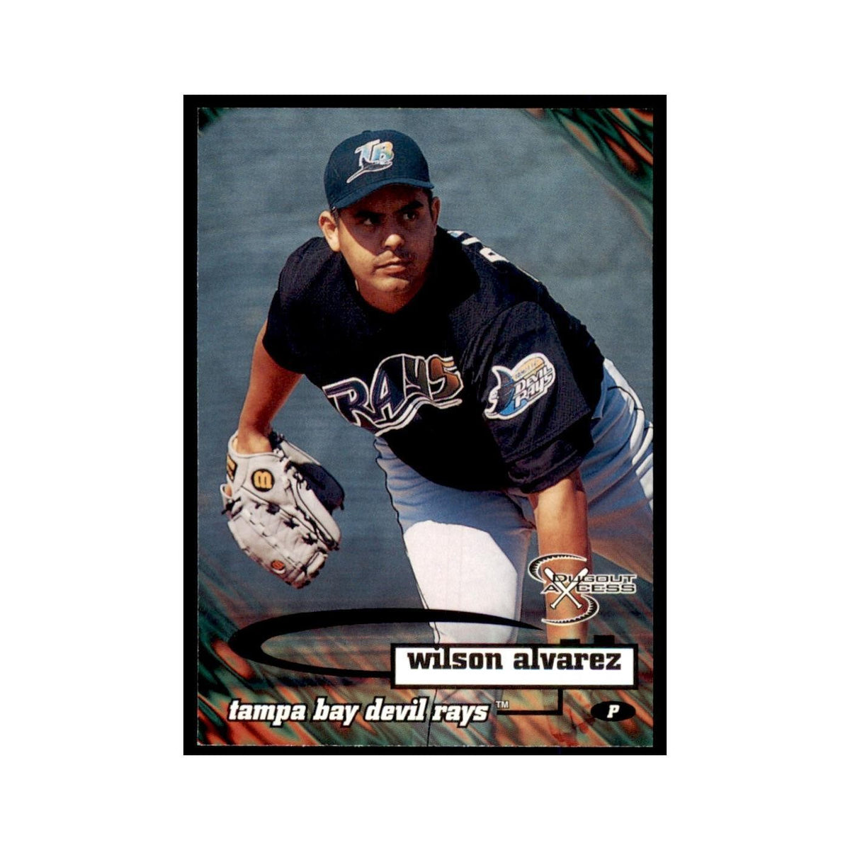 1998 SkyBox Dugout Axcess Wilson Alvarez Baseball Cards #84