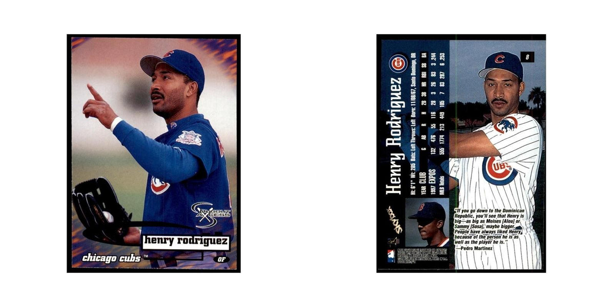 1998 SkyBox Dugout Axcess Henry Rodriguez Baseball Cards #8