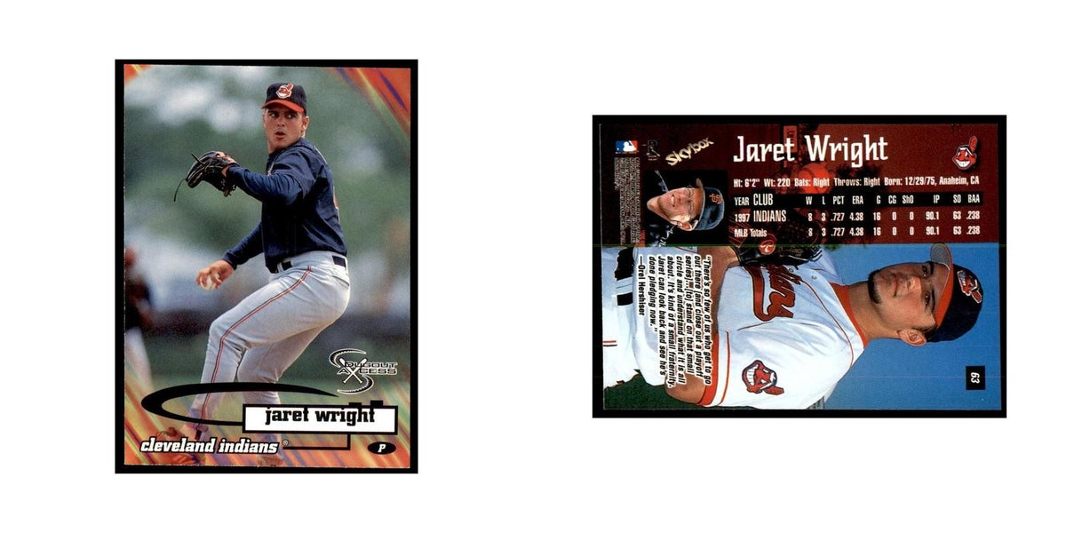 1998 SkyBox Dugout Axcess Jaret Wright Baseball Cards #63