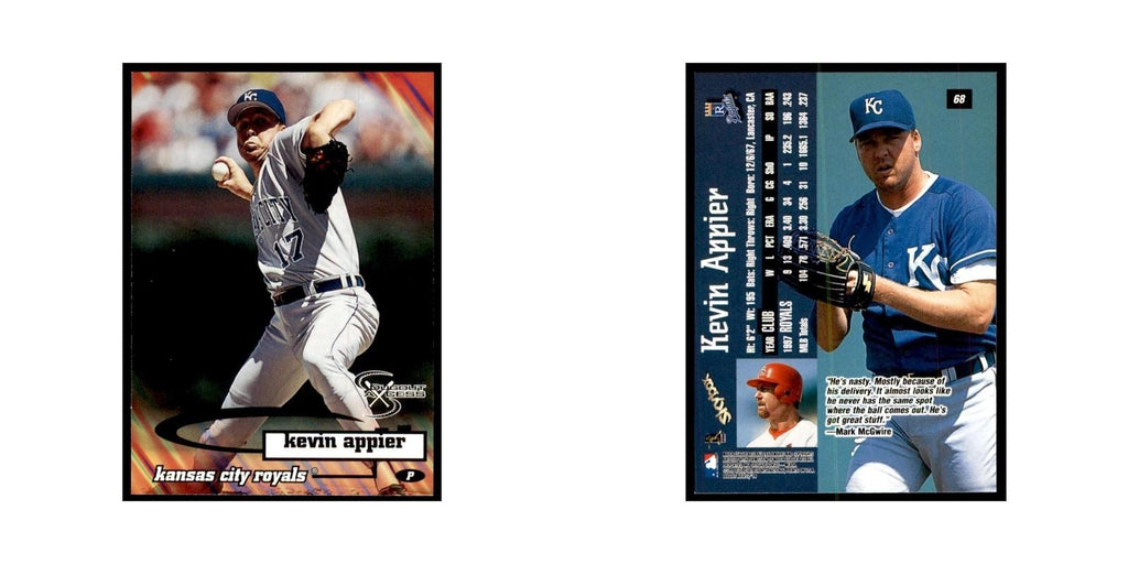 1998 SkyBox Dugout Axcess Kevin Appier Baseball Cards #68