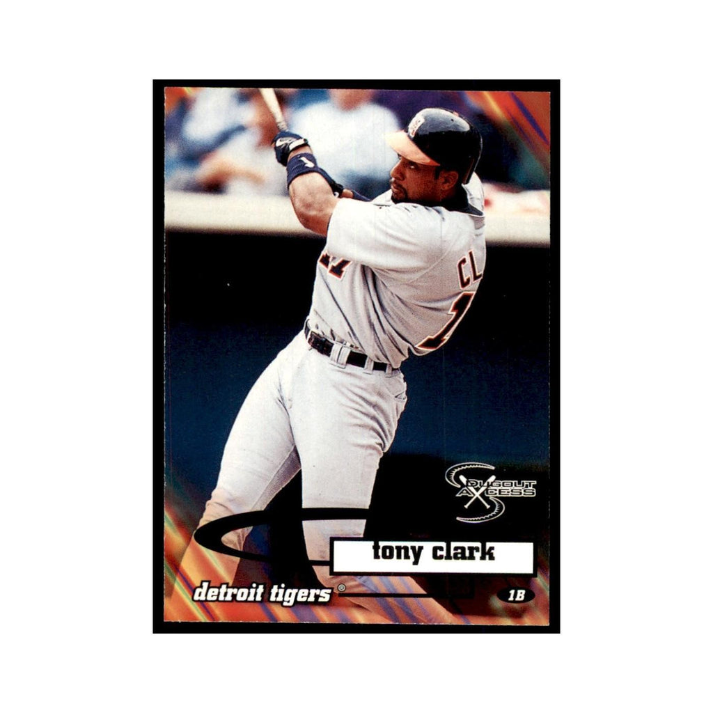 1998 SkyBox Dugout Axcess Tony Clark Baseball Cards #65