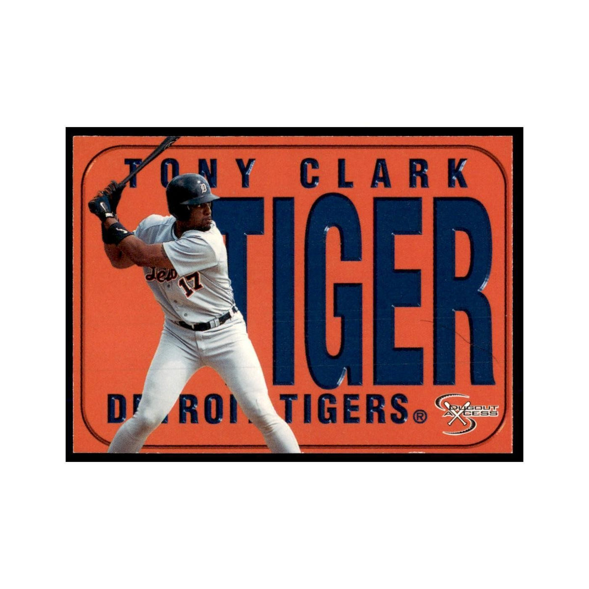 1998 SkyBox Dugout Axcess Tony Clark Baseball Cards #136