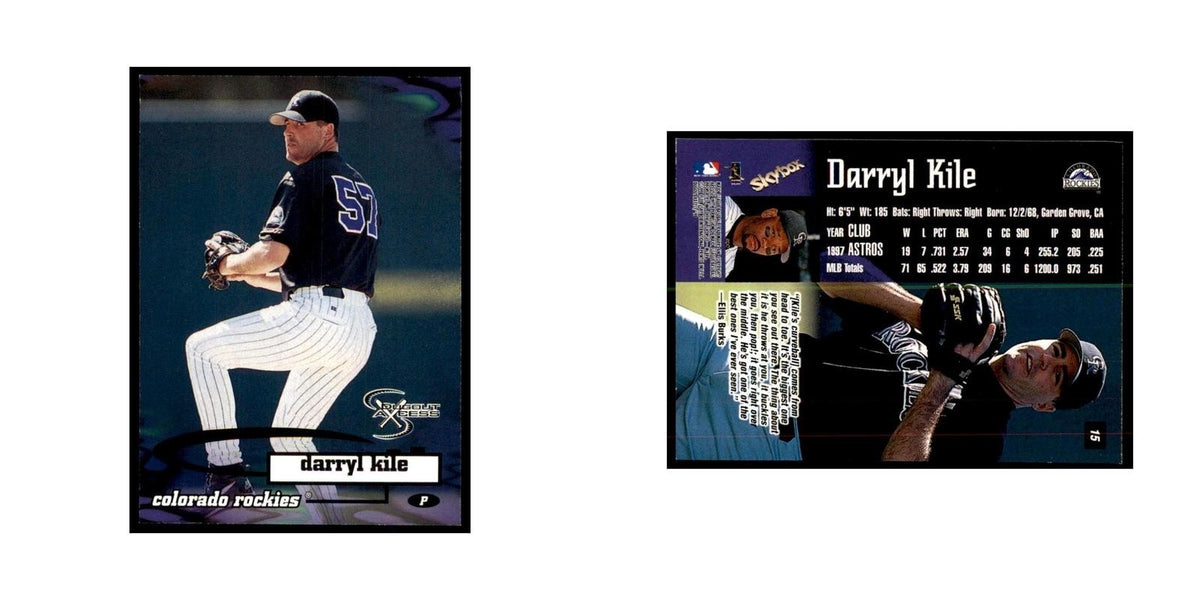 1998 SkyBox Dugout Axcess Darryl Kile Baseball Cards #15