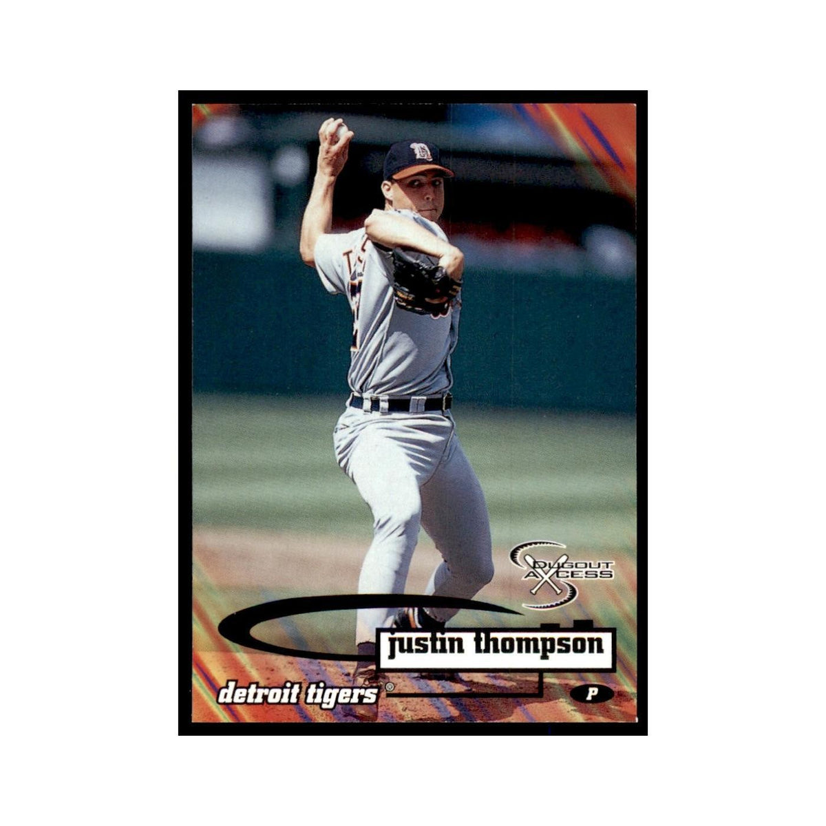 1998 SkyBox Dugout Axcess Justin Thompson Baseball Cards #66