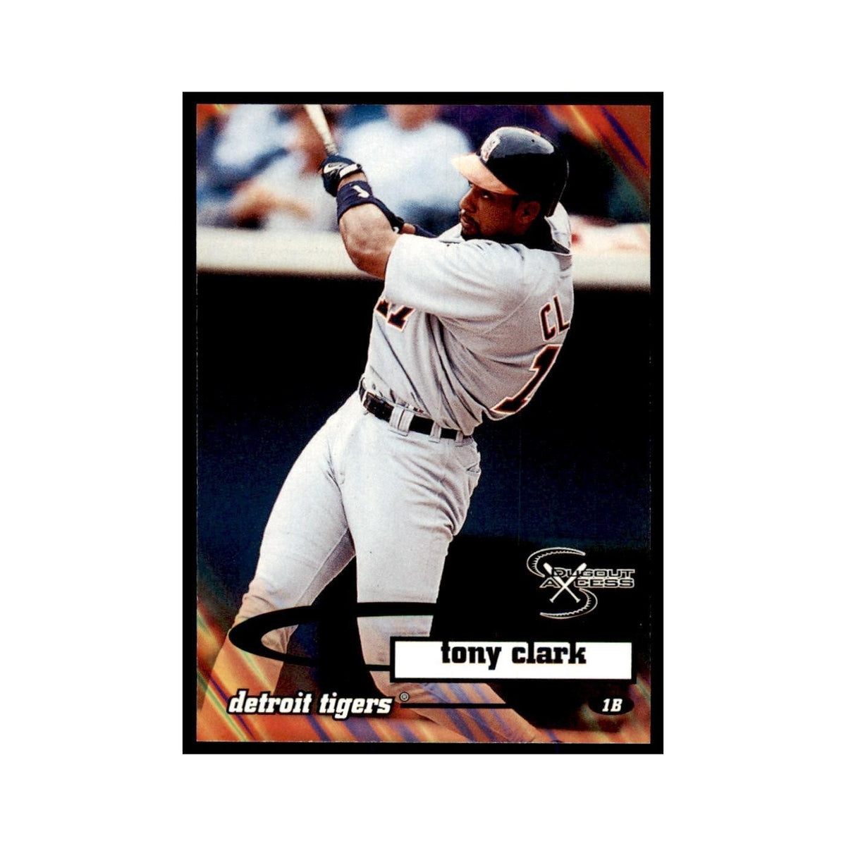 1998 SkyBox Dugout Axcess Tony Clark Baseball Cards #65