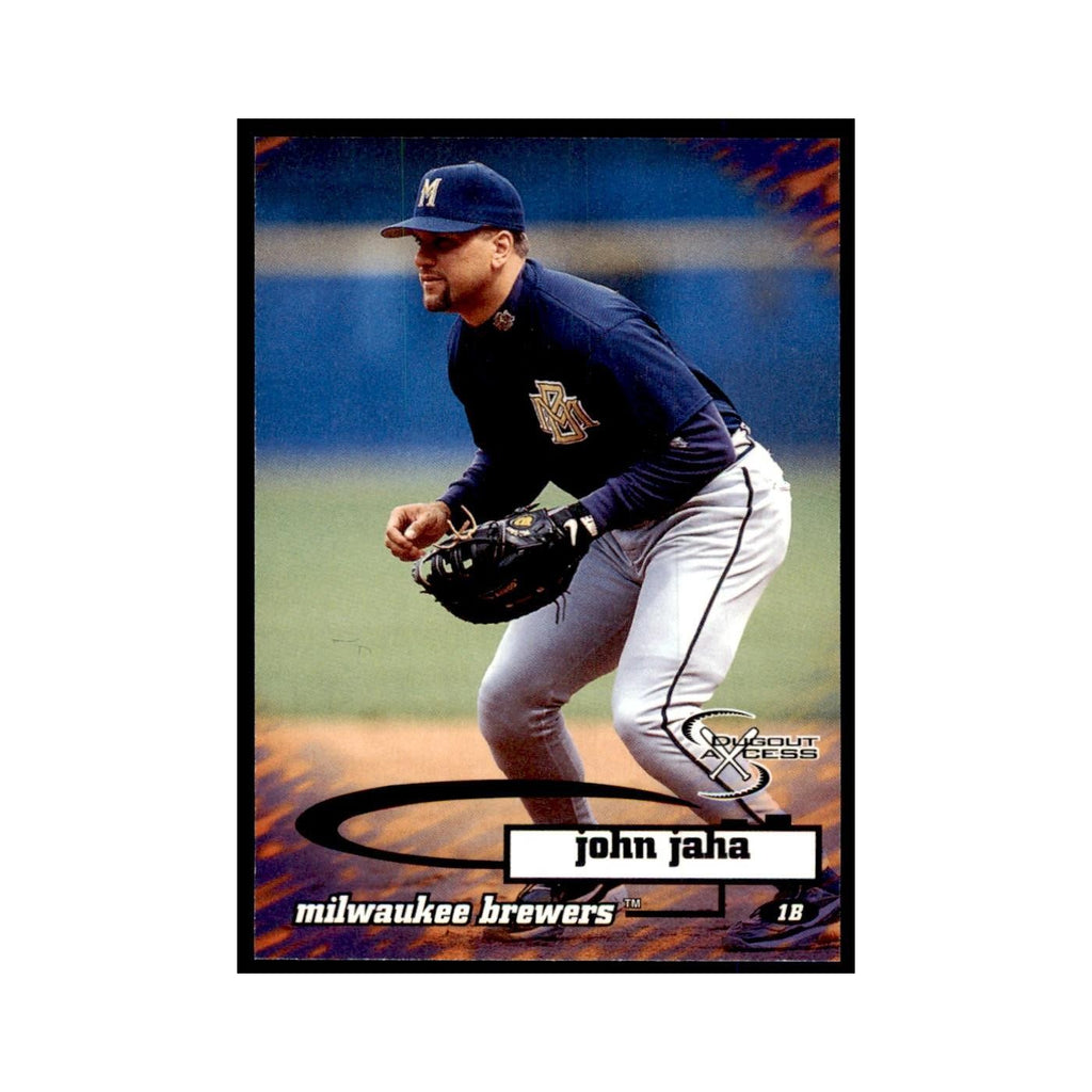 1998 SkyBox Dugout Axcess John Jaha Baseball Cards #25