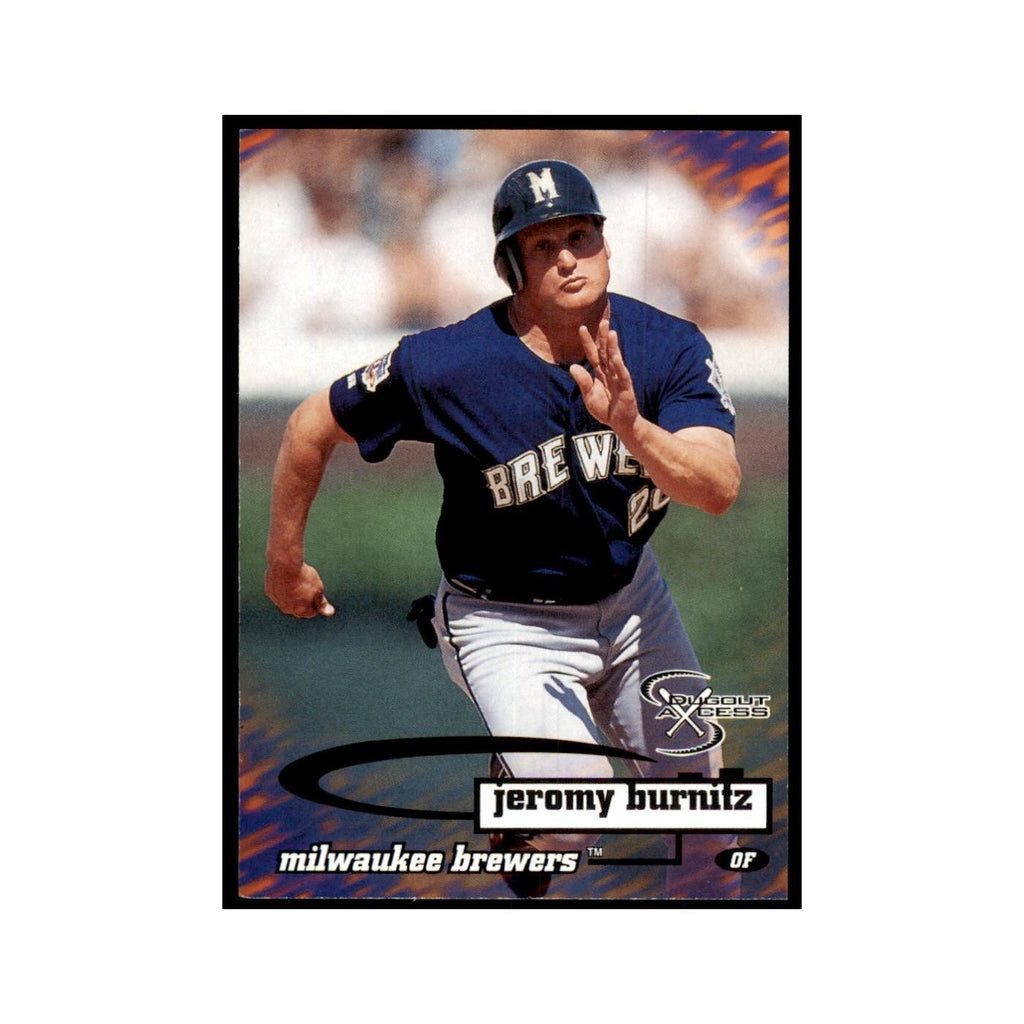 1998 SkyBox Dugout Axcess Jeromy Burnitz Baseball Cards #27