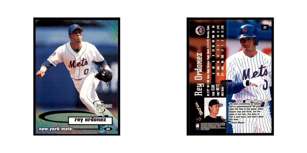 1998 SkyBox Dugout Axcess Rey Ordonez Baseball Cards #32