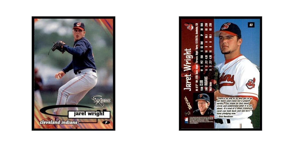 1998 SkyBox Dugout Axcess Jaret Wright Baseball Cards #63