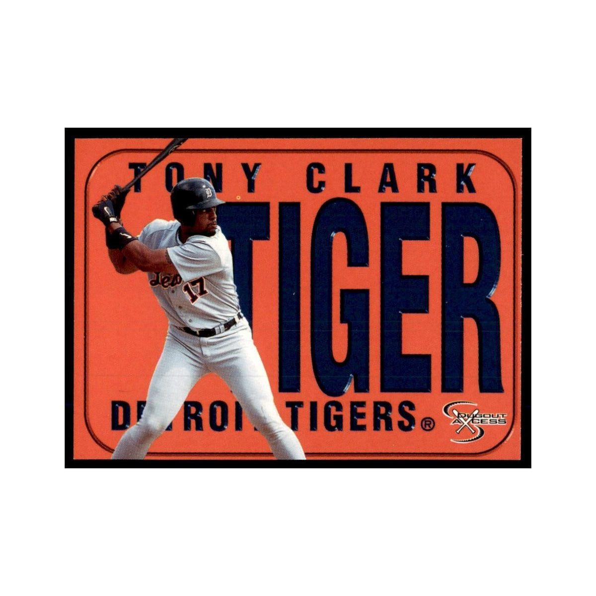 1998 SkyBox Dugout Axcess Tony Clark Baseball Cards #136