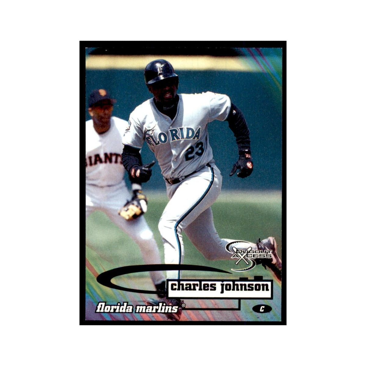 1998 SkyBox Dugout Axcess Charles Johnson Baseball Cards #16