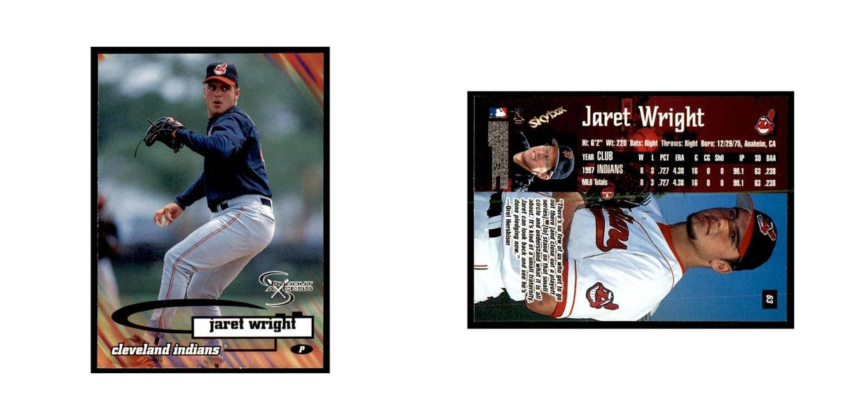 1998 SkyBox Dugout Axcess Jaret Wright Baseball Cards #63
