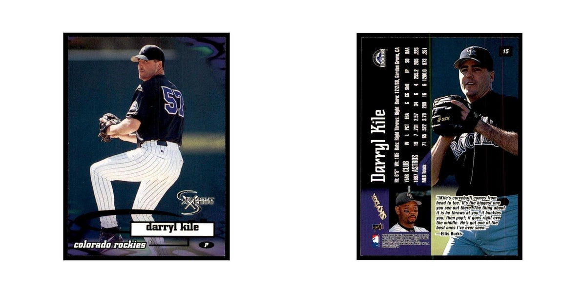 1998 SkyBox Dugout Axcess Darryl Kile Baseball Cards #15