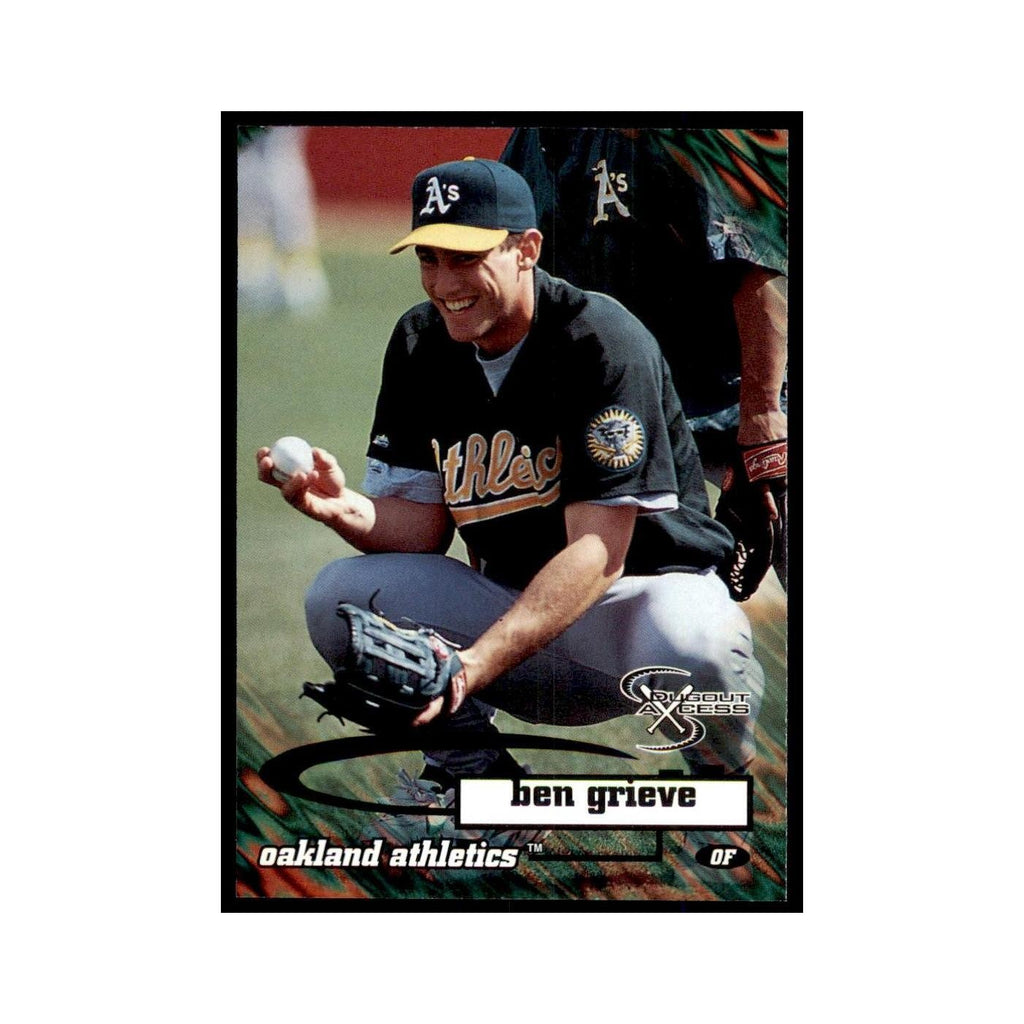 1998 SkyBox Dugout Axcess Ben Grieve Baseball Cards #77
