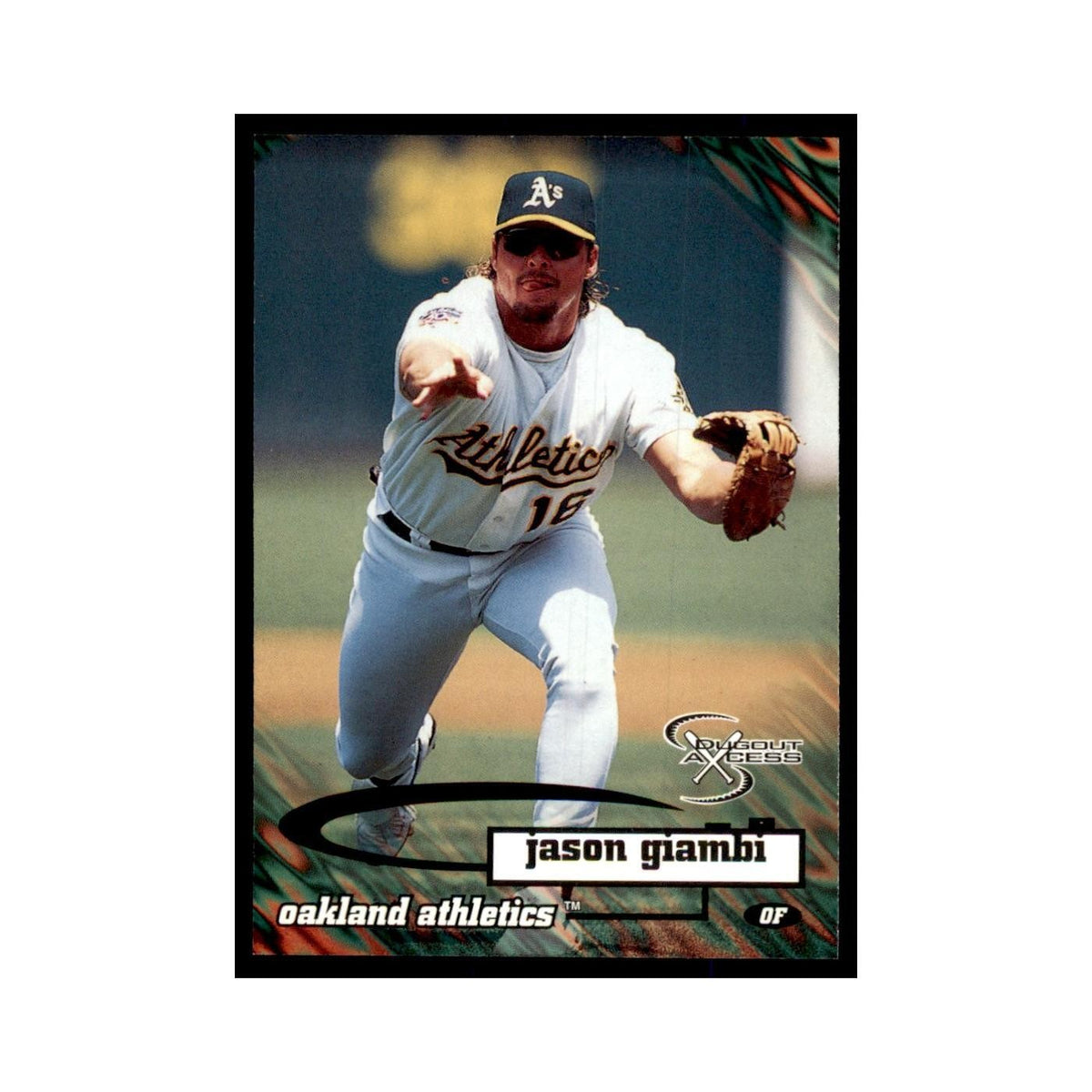 1998 SkyBox Dugout Axcess Jason Giambi Baseball Cards #78