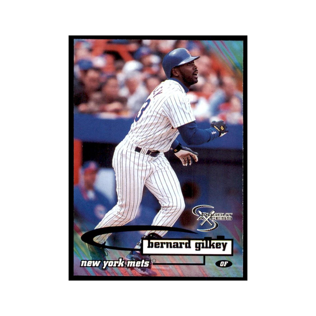1998 SkyBox Dugout Axcess Bernard Gilkey Baseball Cards #33
