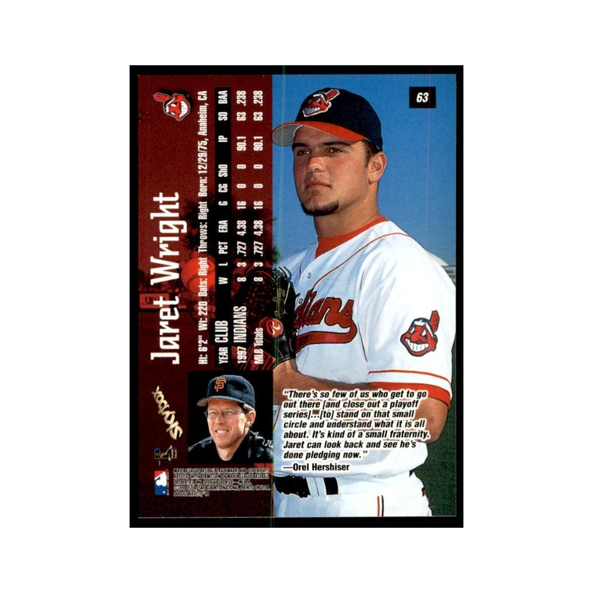 1998 SkyBox Dugout Axcess Jaret Wright Baseball Cards #63